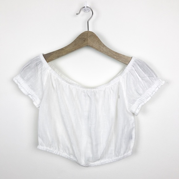 aerie Tops - ❄️3 for $25 SALE ❄️ Aerie boho white crop top NWTs